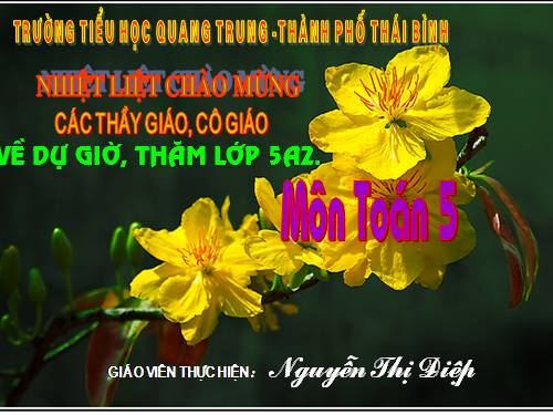 Thể tích hình hộp chữ nhật