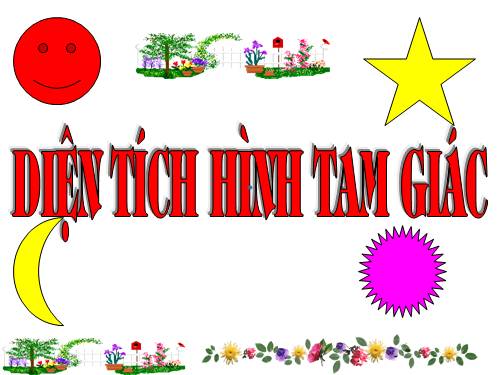 Diện tích hình tam giác