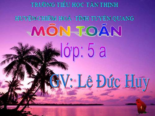 Thể tích của một hình