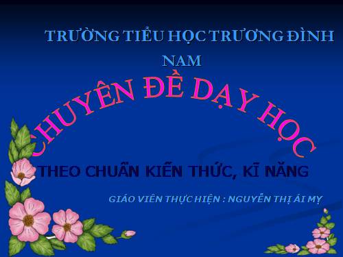 Giải toán về tỉ số phần trăm (tiếp theo)