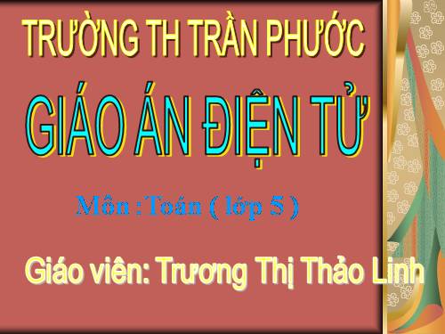 Diện tích hình tam giác