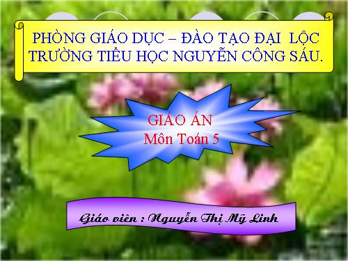 Ôn tập và bổ sung về giải toán