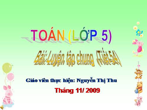 Các Bài giảng khác thuộc Chương trình Toán 5