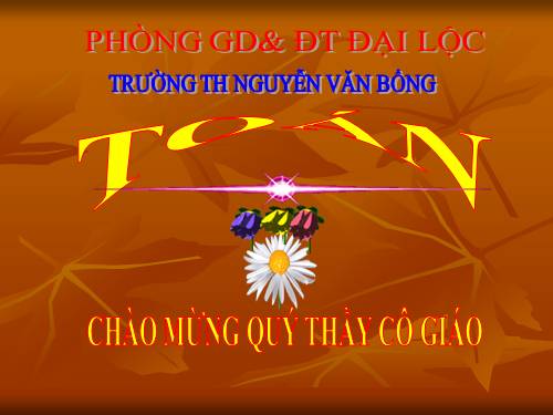 Các Bài giảng khác thuộc Chương trình Toán 5