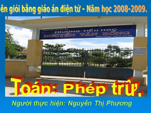 Phép trừ