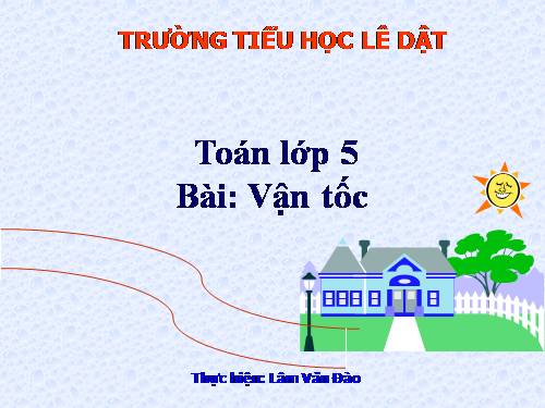 Vận tốc