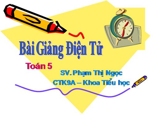 Hình hộp chữ nhật. Hình lập phương