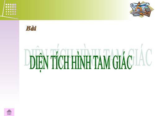 Diện tích hình tam giác