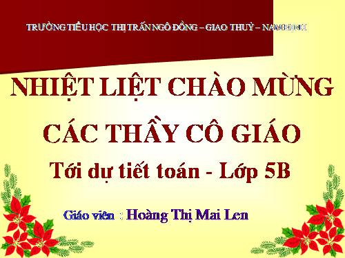 So sánh hai số thập phân