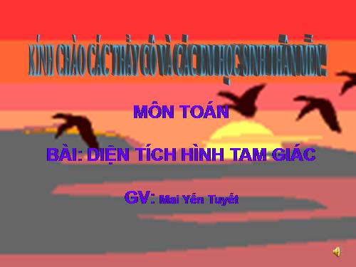 Diện tích hình tam giác