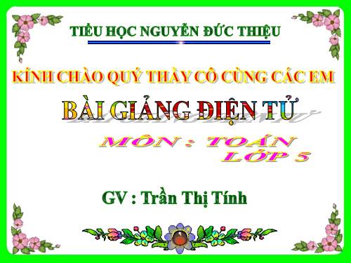 Nhân một số thập phân với một số thập phân