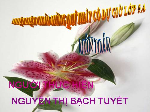 Thể tích của một hình