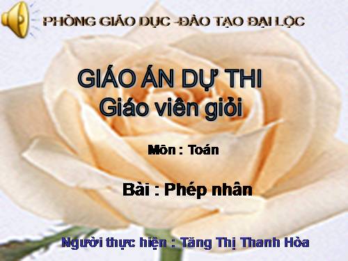 Phép nhân