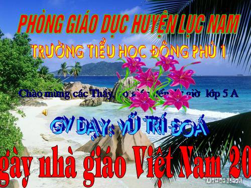 Các Bài giảng khác thuộc Chương trình Toán 5