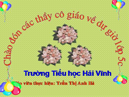 Chia một số tự nhiên cho một số thập phân