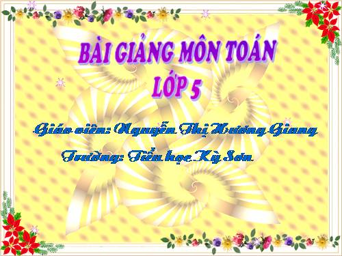 Chia một số tự nhiên cho một số tự nhiên mà thương tìm được là một số thập phân