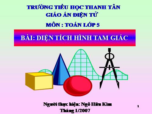 Diện tích hình tam giác