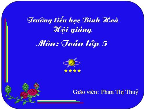 Trừ hai số thập phân