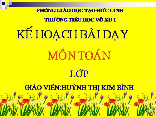 Các Bài giảng khác thuộc Chương trình Toán 5