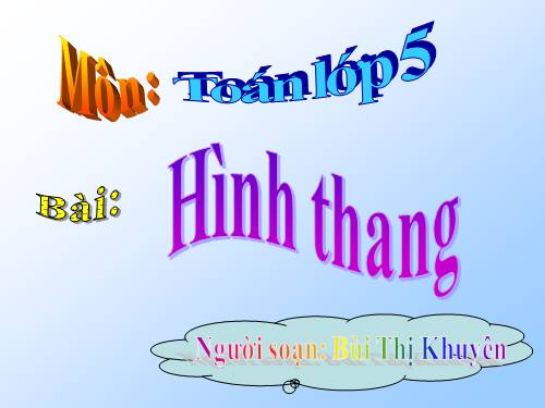 Hình thang