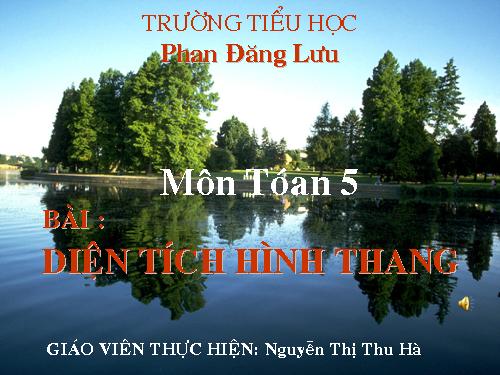 Diện tích hình thang