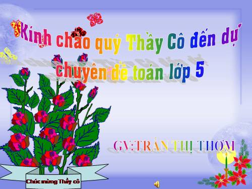 Các Bài giảng khác thuộc Chương trình Toán 5