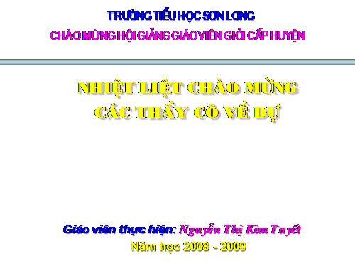 Các Bài giảng khác thuộc Chương trình Toán 5