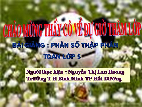 Phân số thập phân