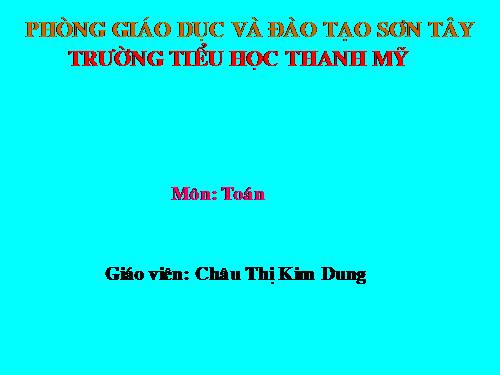 Giải toán về tỉ số phần trăm (tiếp theo)