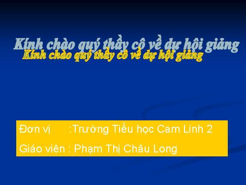 Các Bài giảng khác thuộc Chương trình Toán 5