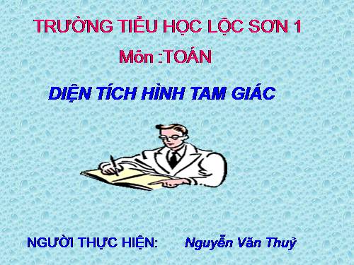 Diện tích hình tam giác