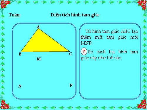 Diện tích hình tam giác