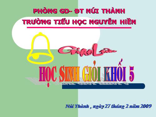 Hội thi vui học lớp