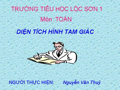 Diện tích hình tam giác