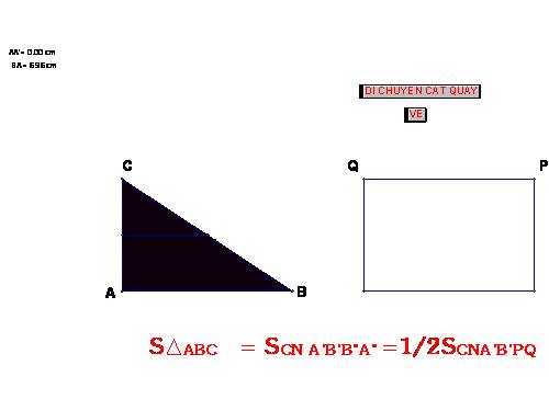 diện tích hình tam giác