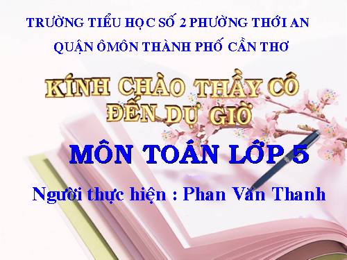 Thể tích của một hình