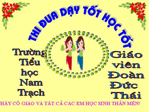 Các Bài giảng khác thuộc Chương trình Toán 5