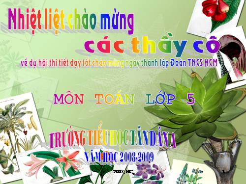 Thể tích hình hộp chữ nhật