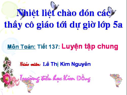 Các Bài giảng khác thuộc Chương trình Toán 5