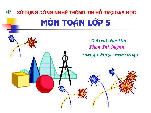 Thể tích hình hộp chữ nhật