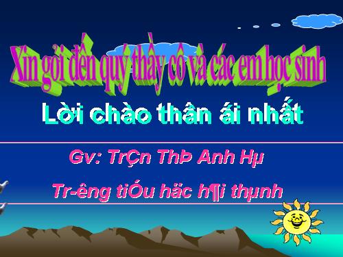 Các Bài giảng khác thuộc Chương trình Toán 5