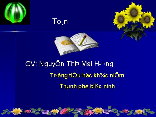 Ôn tập về đo thể tích