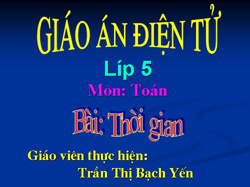 Thời gian