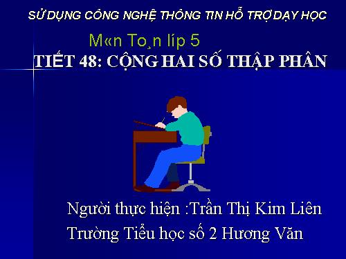 Cộng hai số thập phân