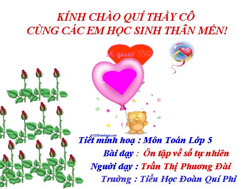 Ôn tập về số tự nhiên