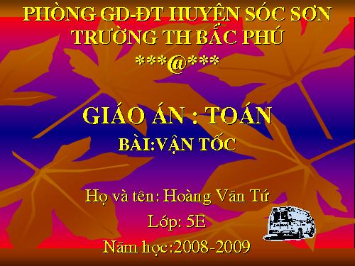 Vận tốc