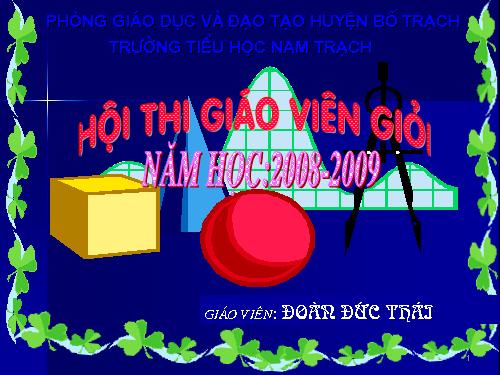 Hình hộp chữ nhật. Hình lập phương