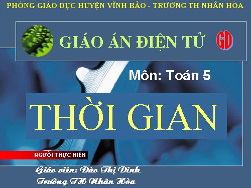 Thời gian