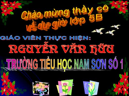 Các Bài giảng khác thuộc Chương trình Toán 5