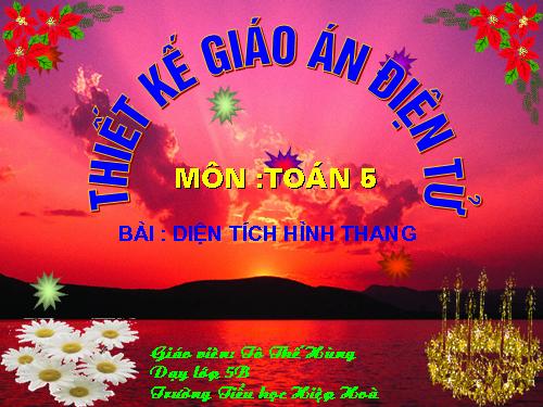 Diện tích hình thang